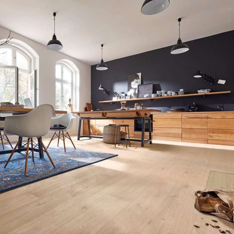 PARQUET MEISTER ROBLE AUTENTICO BLANCO A LA CAL 9003
