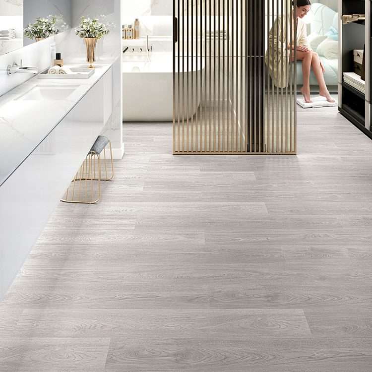 FINFLOOR 12 ROBLE KALMAR GRIS